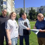 Михаил Ларкин принял участие в приемке работ по программе «Народный бюджет»