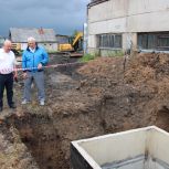 В Усть-Кубинском округе идет строительство газовой котельной