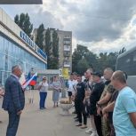 После краткосрочного отпуска бойцы из Саратова возвращаются на СВО