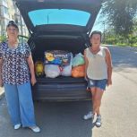 Участница «Женского движения» передала гуманитарную помощь бойцам