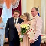 В Череповце чествовали супружеские пары, отметившие полувековой юбилей совместной жизни