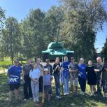 Активисты Белозерска привели в порядок Парк Победы