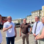 Олег Димов осмотрел Привокзальную площадь Оренбурга