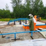 В Новодвинске продолжается строительство скейт-парка