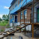 В Лениногорском районе продолжается капремонт ФАПа