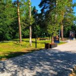 В Циолковском завершили благоустройство Аллеи Славы