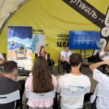 «Единая Россия» организовала спортивную секцию для молодёжи на форуме «Молгород» в Воронеже