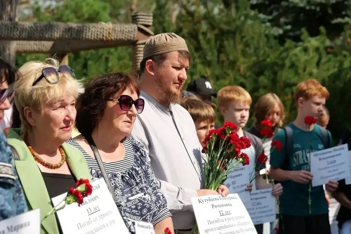 В Кемерове почтили память детей, погибших на Донбассе