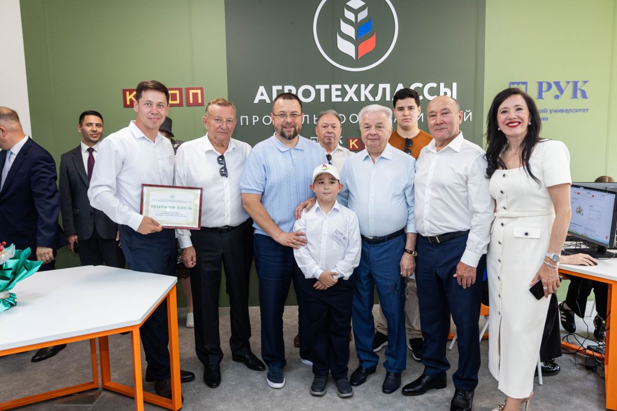 В Алексеевском районе открыли агротехкласс кооперативного профиля