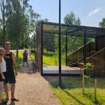 В Лампово открыли новое общественное пространство