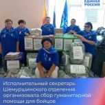 Исполнительный секретарь Шемуршинского отделения организовала сбор гуманитарной помощи для бойцов