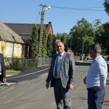 В Карабулаке проверили результаты благоустройства улицы Первомайской в рамках реализации Народной программы партии