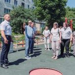 Аркадий Фомин проинспектировал выполнение работ по реализации проектов благоустройства в Шиловском районе
