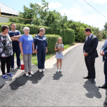 Дорога в селе Донское отремонтирована при поддержке депутатов облсовета