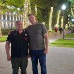 Координатор партпроекта «Всё для фронта» встретился с Героем России из Велижа