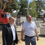 Строительство стадиона в поселке Борисоглебский вышло на финишную прямую