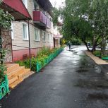 В Мучкапском единороссы оценили благоустройство двора на Заводской