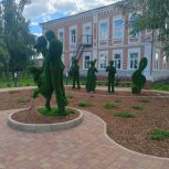 Преобразилась территория у Большеберезниковской школы искусств