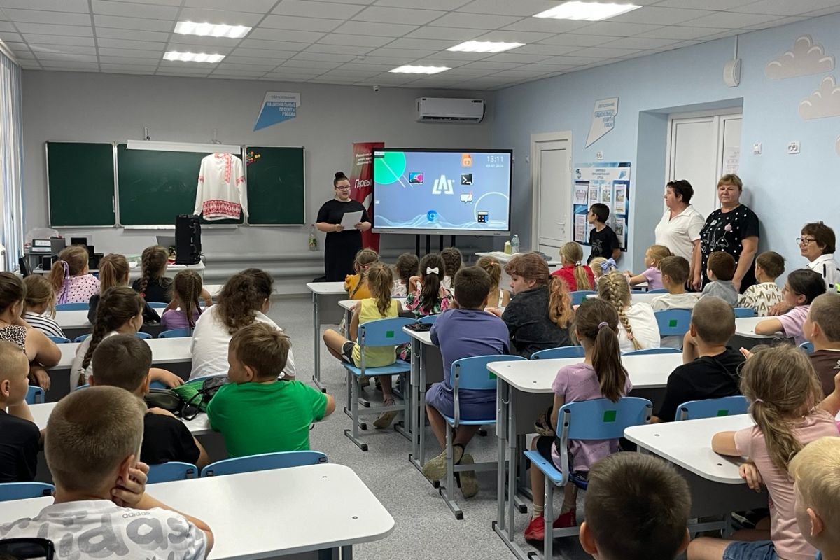 Познавательное мероприятие для детей провели ко Дню косоворотки в Арзгирском округе