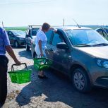 В Нагайбакском округе организовали помощь водителям, ожидающим в очереди на автозаправках