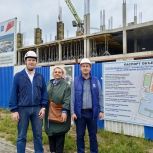 В Калининграде мониторинговая группа «Единой России» оценила ход строительства новой школы по ул. Героя России Виталия Мариенко