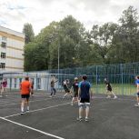 Соревнования по волейболу для жителей прошли в Рязанском районе