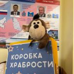 В Пскове партийцы передали «Коробки храбрости» в городские поликлиники