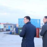 Павел Каргаполов  и Сергей Спицын проверили ход благоустройства общественных пространств  в Анадыре
