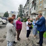 Галина Ампилогова проконтролировала ремонтные работы на социальных объектах Назаровского округа