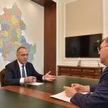 Аслан Хуаде обратился к Александру Ищенко за поддержкой в решении вопросов жителей северных районов донского края