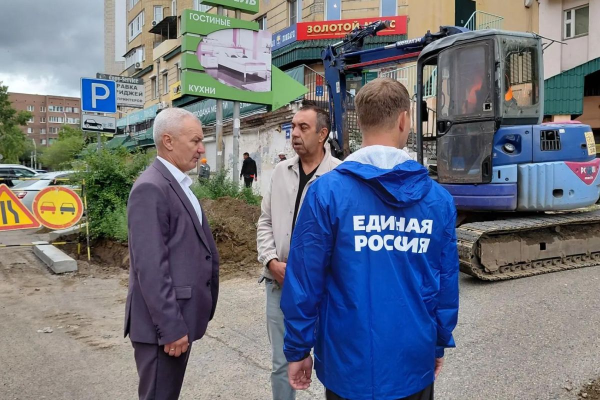 Народная программа «Единой России»: Ремонт дороги по улице Курнатовского готов на 70%