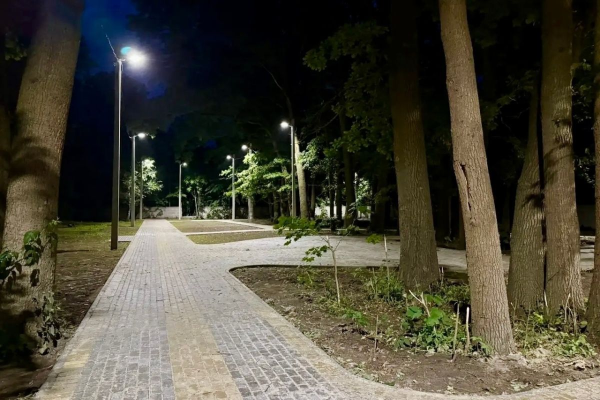 В Мамоново благоустраивают общественную территорию по проекту «Городская среда»