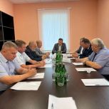 Егор Ковальчук посетил с рабочим визитом Комаричский район