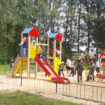 В Казанском и Лоскутово открылись новые детские площадки