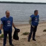 В Мариинском Посаде партийцы убрались на берегу Волги