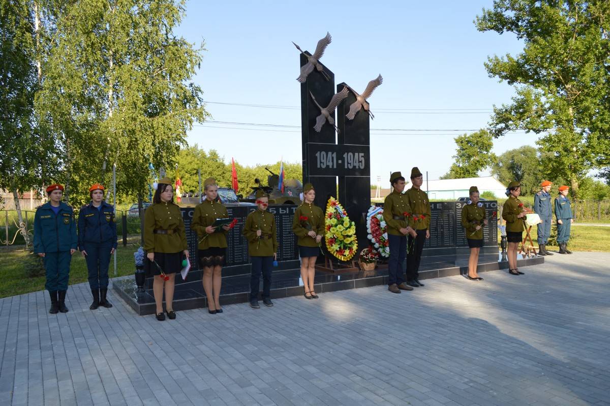 В Старожиловском районе открыли новый памятник участникам Великой  Отечественной войны