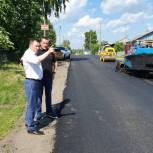 Юрий Дроздов помог отремонтировать дорогу в Нелюбине