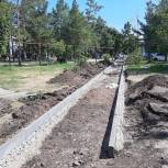 В городе Октябрьском проводится улучшение инфраструктуры в рамках проекта «Реальные дела»