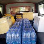 Волонтёрский центр «Единой России» передал питьевую воду для Петровск-Забайкальской ЦРБ