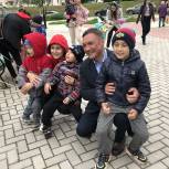 В микрорайоне «Радужный» отметили День защиты детей