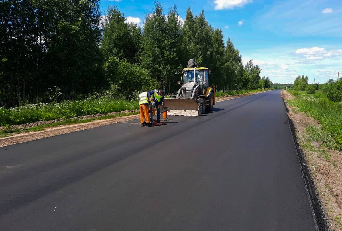 В 2021 году в Тверской области по профильному нацпроекту ремонтируют 27 км  автодороги Дубна - Кимры - Горицы