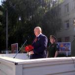 В военной части в Рязани прошел митинг в День памяти и скорби