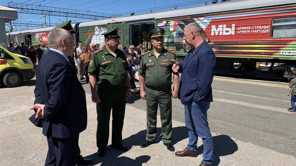 В Пермь прибыл поезд Министерства обороны