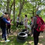 В Петропавловске в роще микрорайона Дачный прошли «Чистые игры»