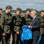 Лучшие тюменские призывники отправились служить в Президентский полк