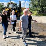 В поселке Смолино Советского района ведутся работы по благоустройству