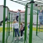 При поддержке «Единой России» в Курской области появилась воркаут-площадка