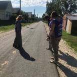 В селе Большое Окулово городского округа Навашинский установили контейнерные площадки и отремонтировали дорогу