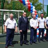 В рамках партийного проекта «Детский спорт» в Успенском районе депутаты-единороссы открыли спортивную площадку