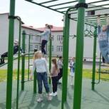 Благодаря партпроекту «Детский спорт» в Черемисиновском районе появилась воркаут-площадка